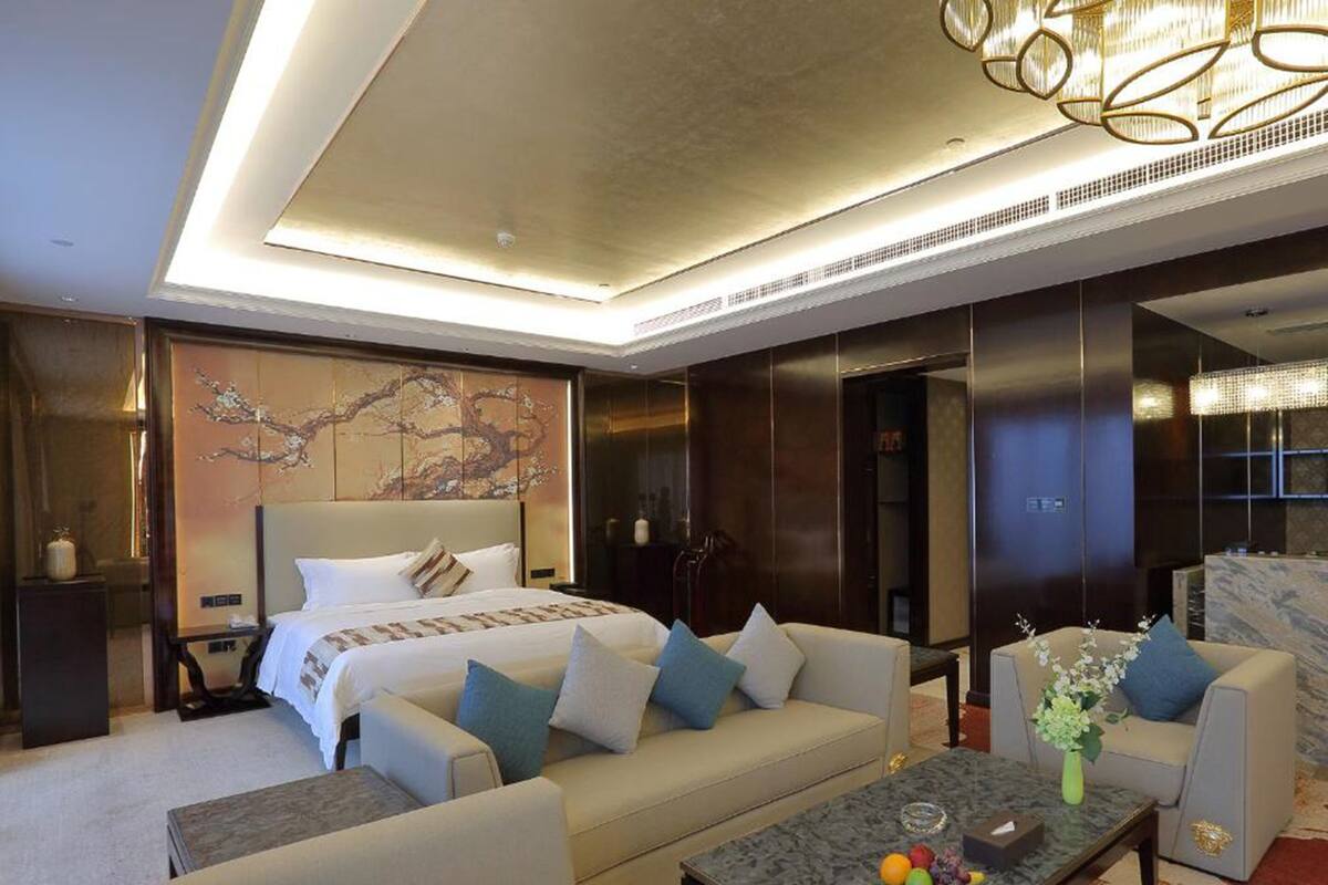Phòng Suite Presidential, nhiều giường, không hút thuốc | Minibar, két bảo mật tại phòng, bàn, phòng cách âm 