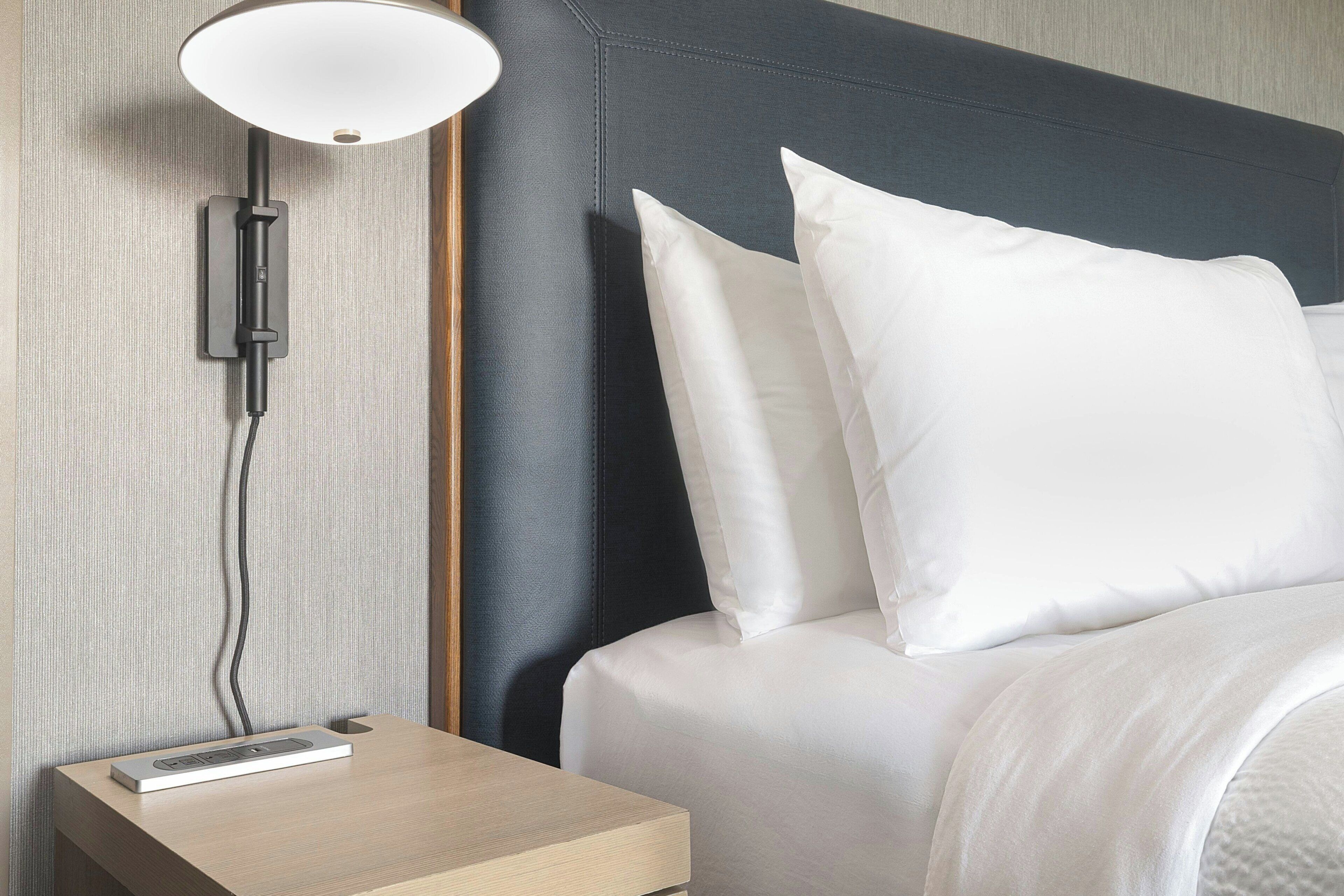Premium bedding, in-room safe, desk, blackout drapes