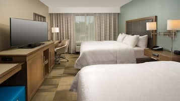 In-room safe, desk, laptop workspace, blackout drapes