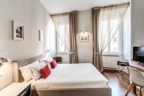 Double Room | Premium bedding, minibar, in-room safe, individually furnished