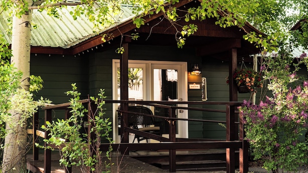 奢華小屋, 1 張特大雙人床 | 露台/庭院