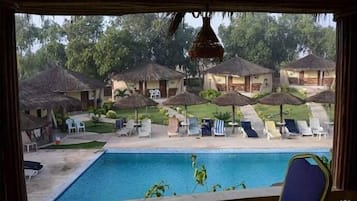 Indoor pool, outdoor pool