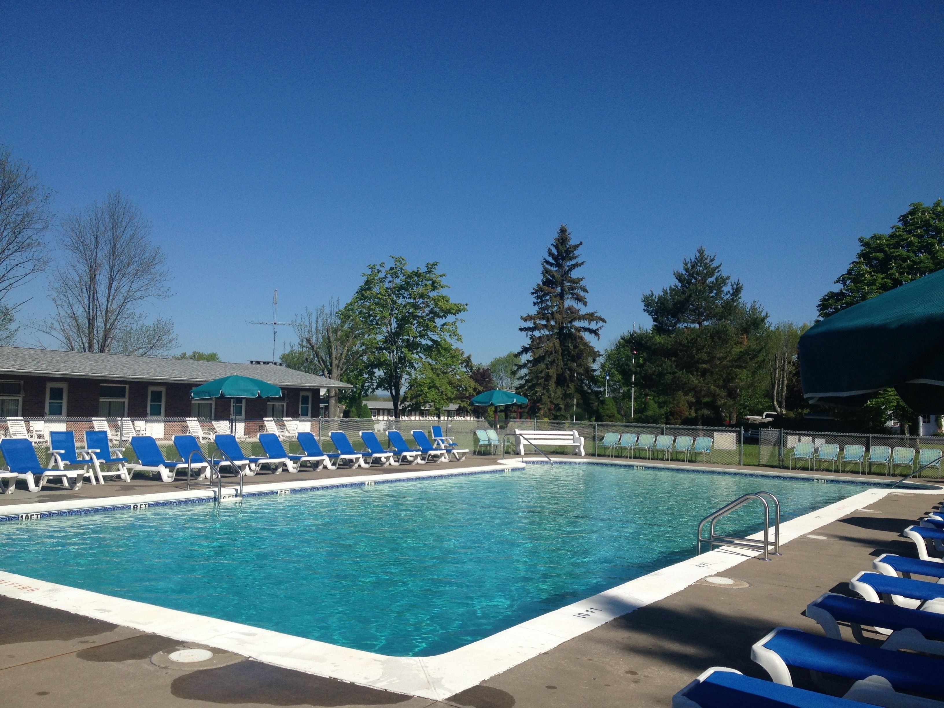 Poolside Room, 2 Double Beds | Desk, iron/ironing board, free WiFi