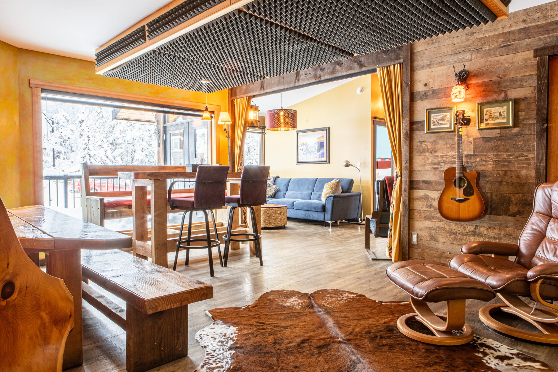 Cabin Cao cấp | Khu phòng khách