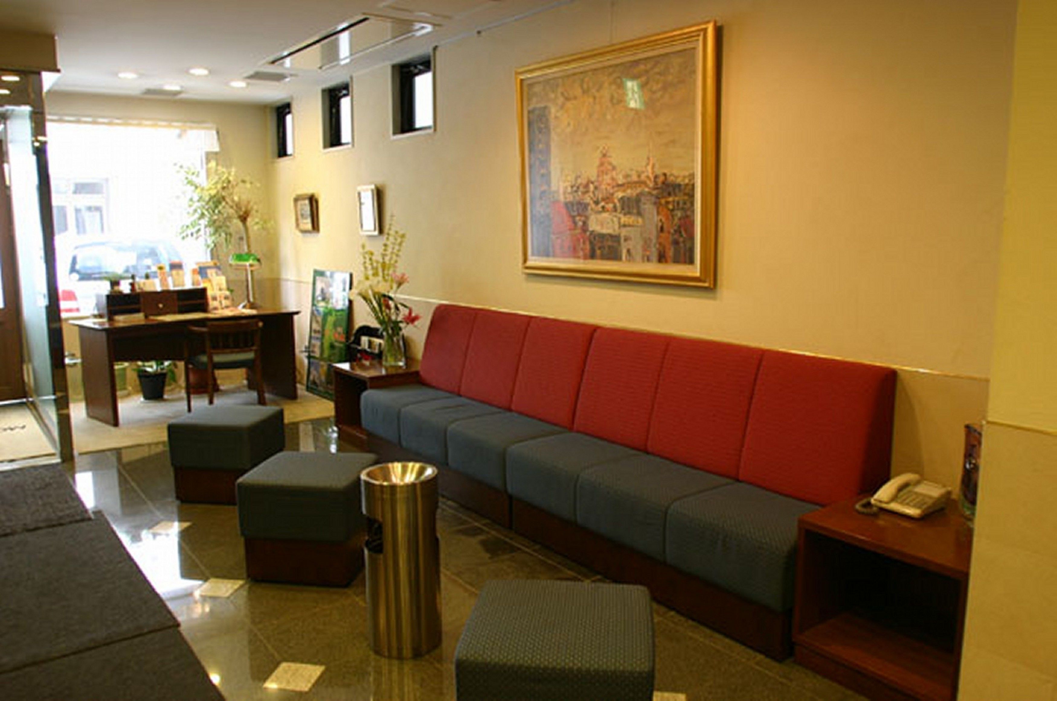 Sitteområde i lobbyen