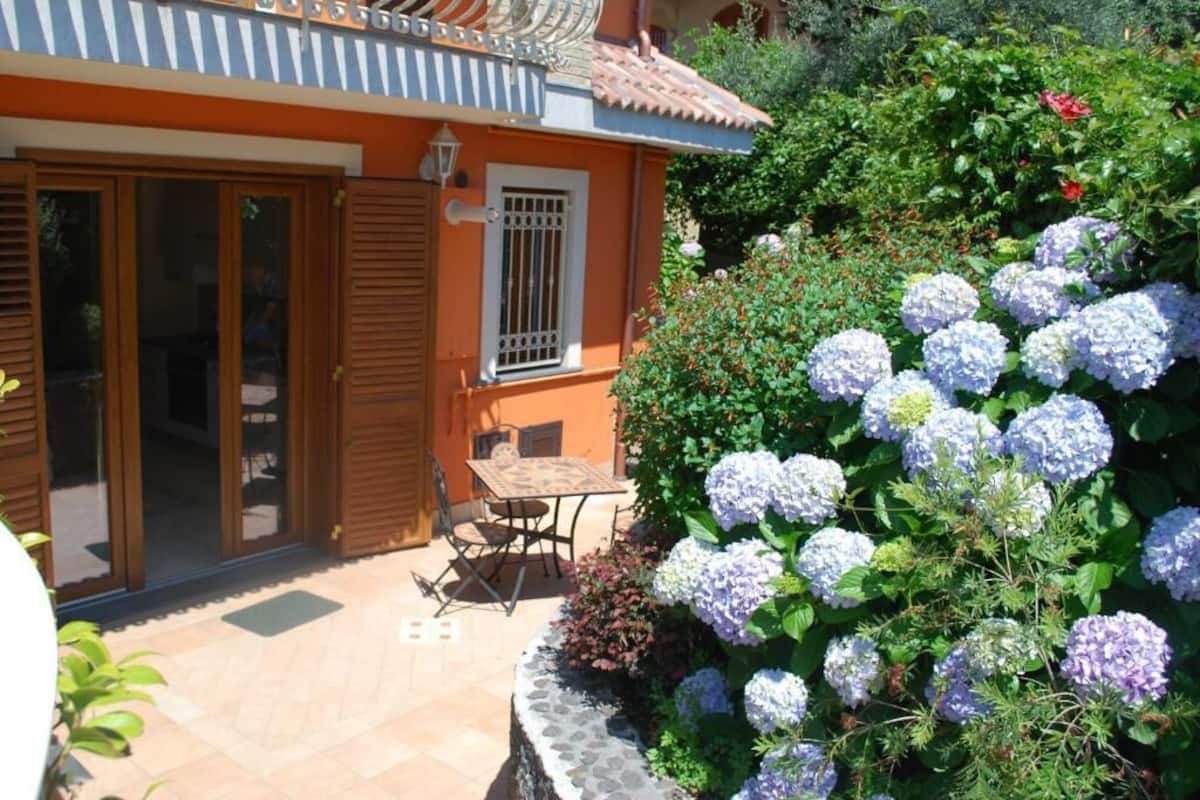 Family Apartment, 1 Bedroom, Garden View | Terrace/patio