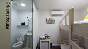 Bunk Twin Room | Blackout curtains, iron/ironing board, free WiFi, bed sheets