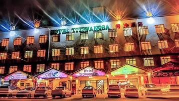 Front of property – evening/night