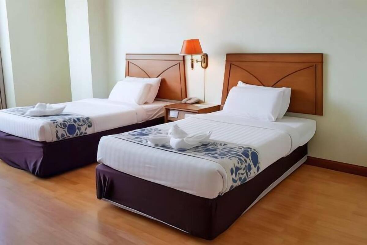 Minibar, desk, blackout drapes, free WiFi