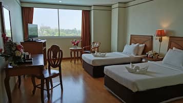 Minibar, desk, blackout curtains, free WiFi