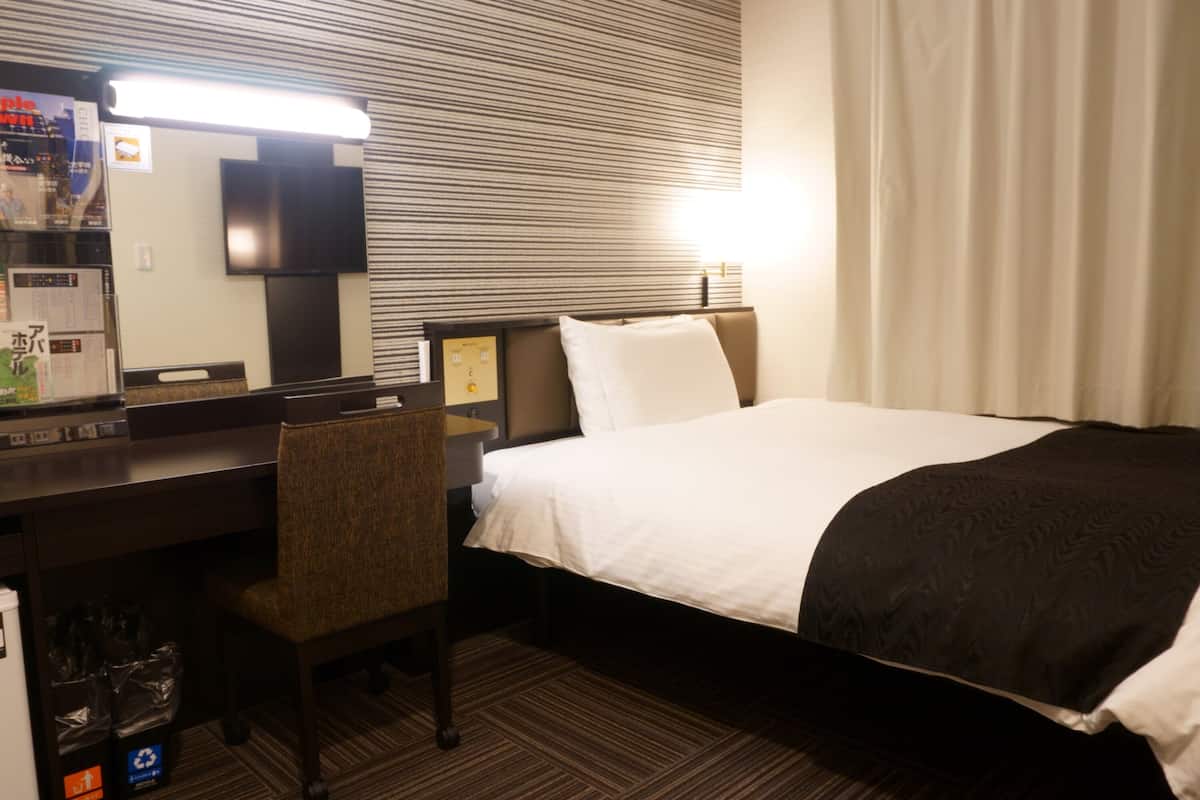 1 bedroom, down duvets, desk, laptop workspace