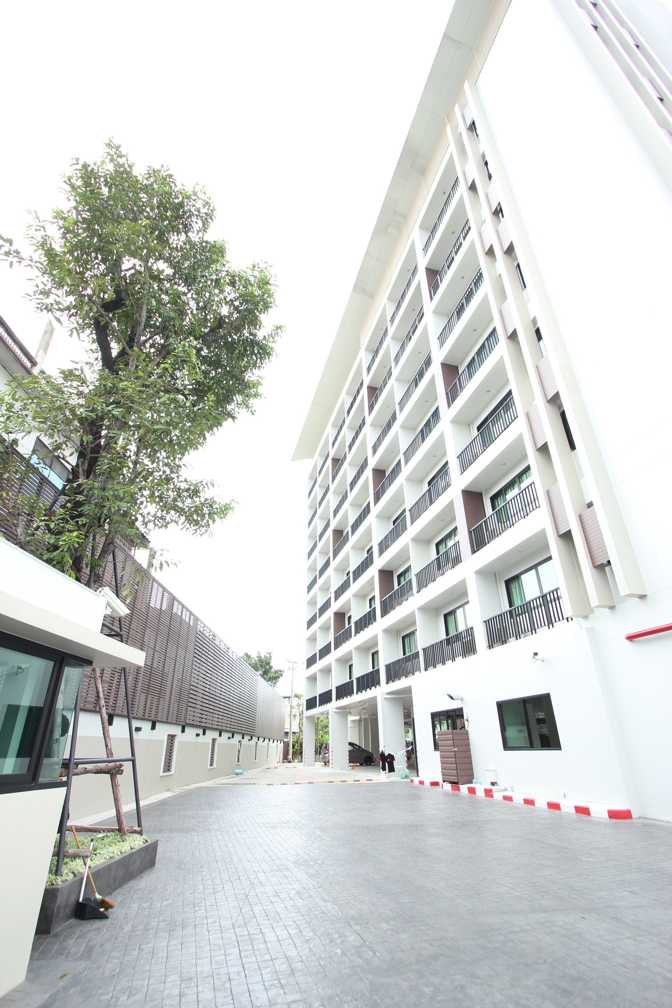 Façade de l’hébergement