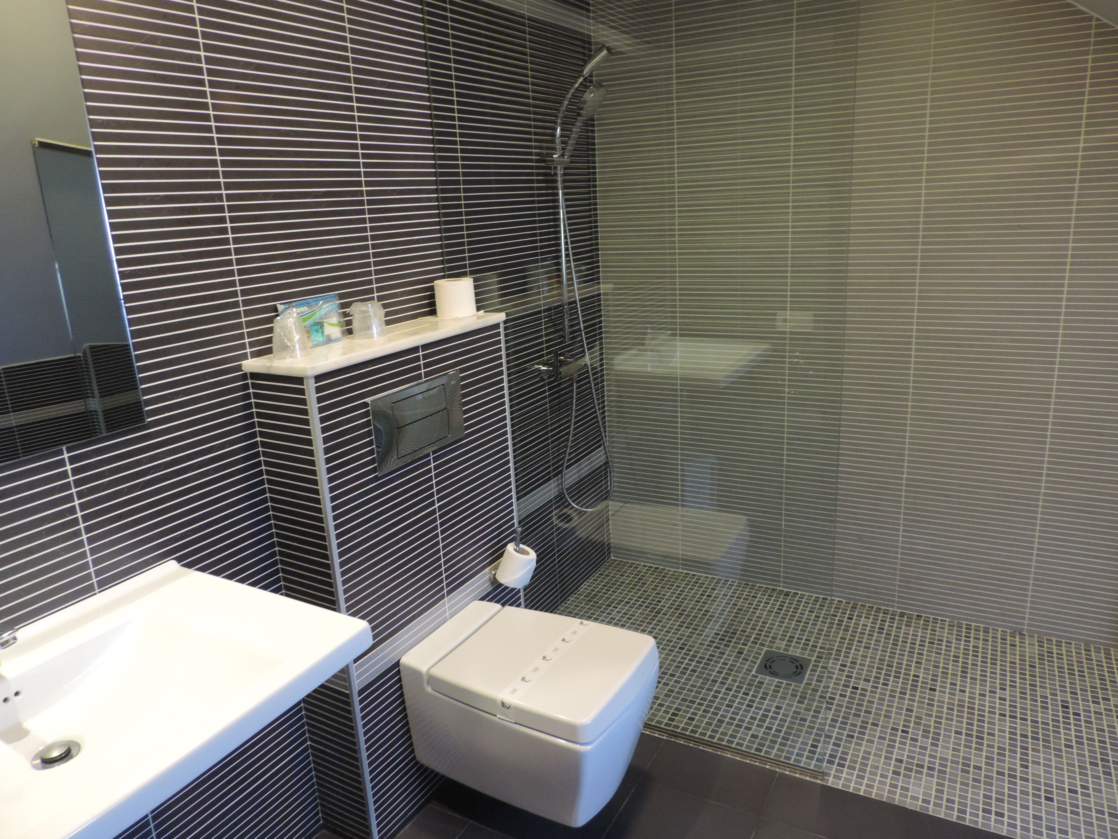 free toiletries, hair dryer, towels