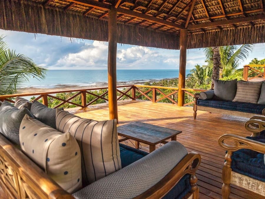 Uitzicht vanuit accommodatie