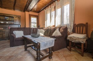 Apartment, 2 Bedrooms, Terrace, Mountain View | Living area