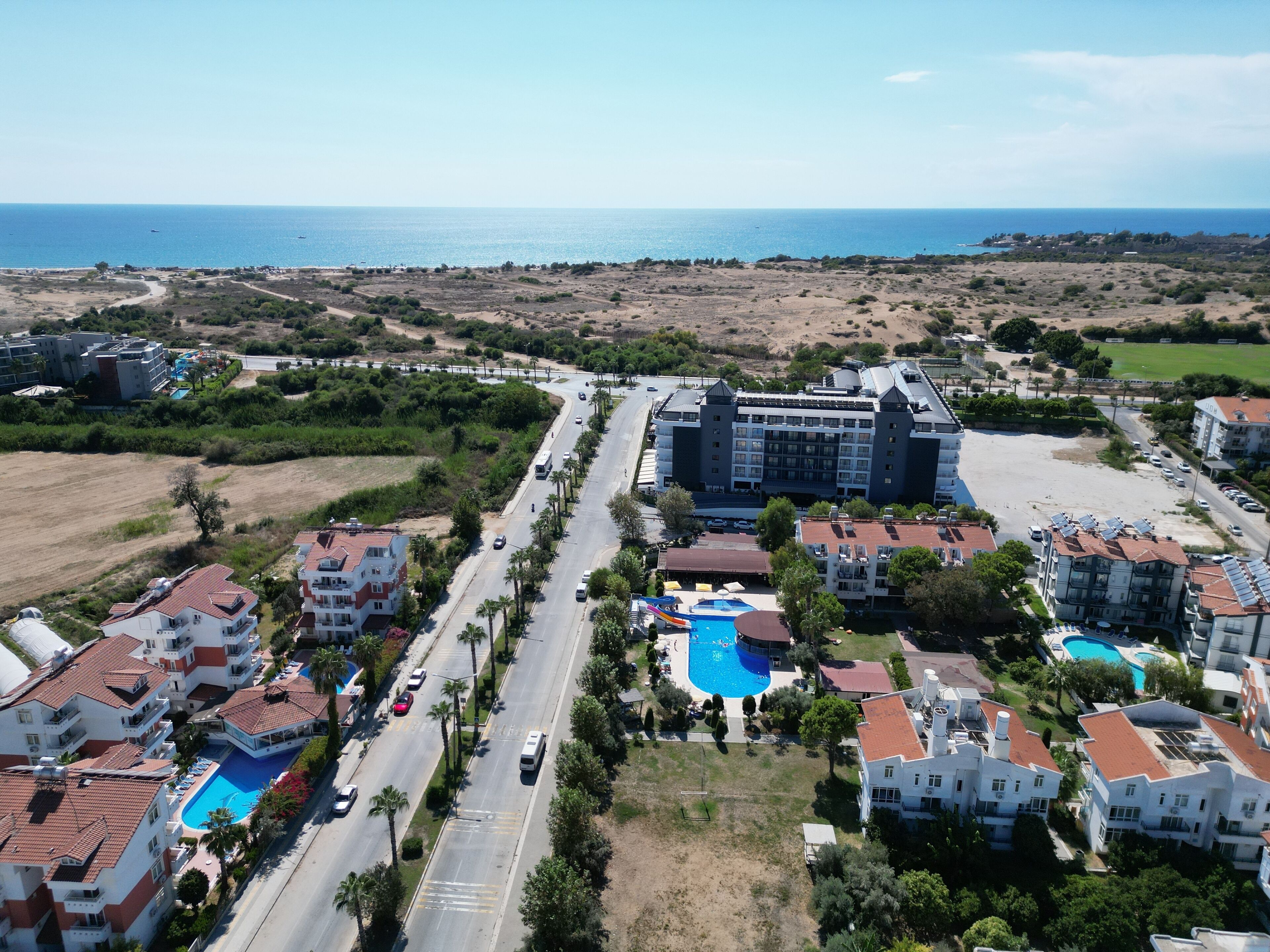 Fachada de la propiedad
