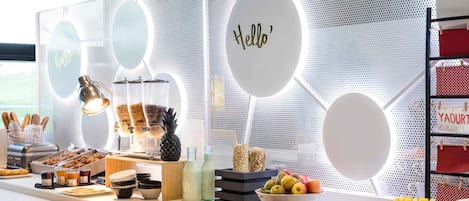 Daily buffet breakfast (EUR 10 per person)