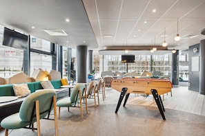 Sala de estar en el lobby