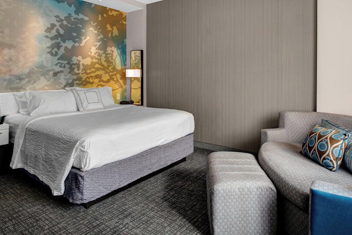 Room, 1 King Bed with Sofa bed | Egyptian cotton sheets, premium bedding, in-room safe, desk
