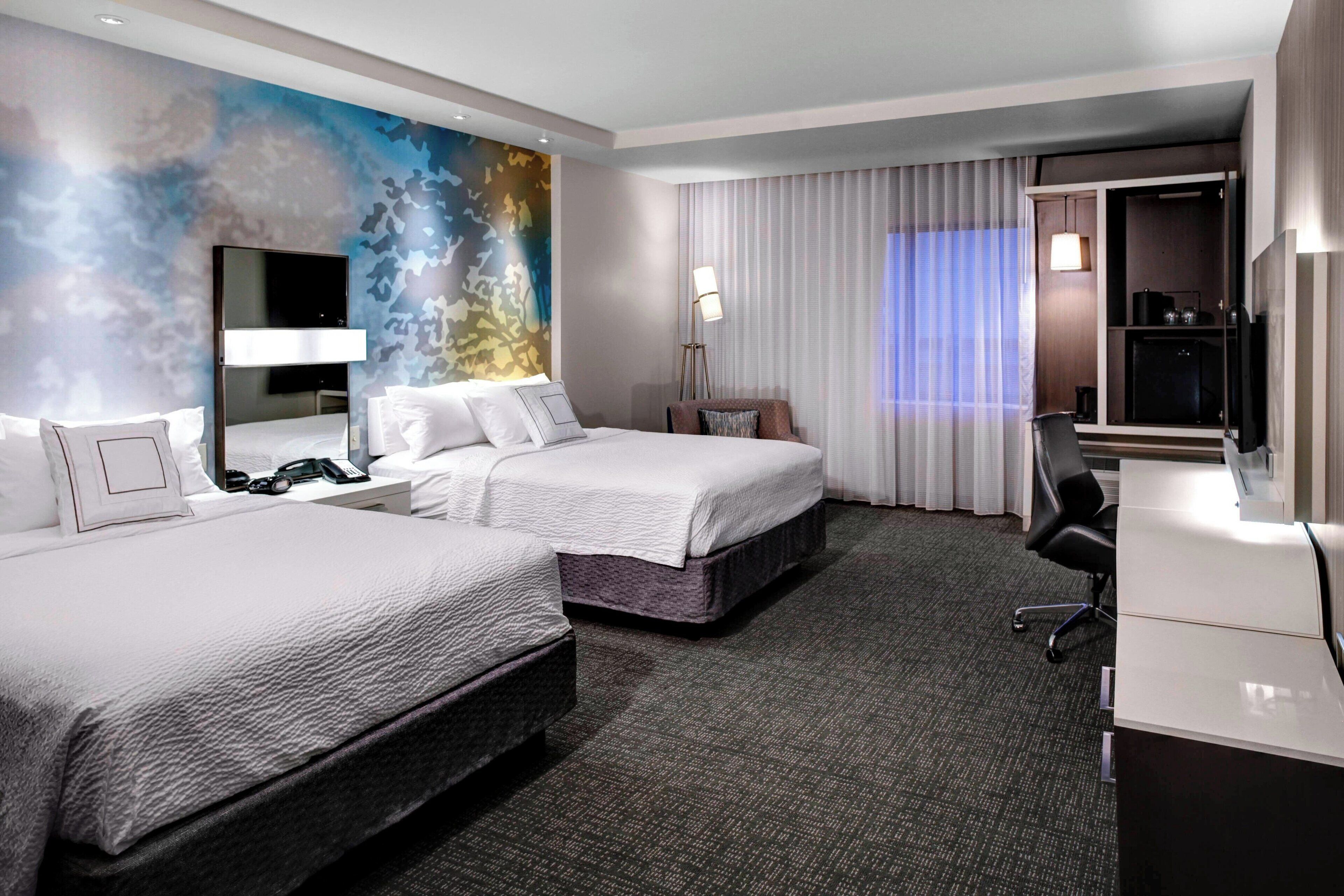 room, 2 queen beds | egyptian cotton sheets, premium bedding, in-room safe, desk