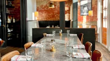 Dinner served, farm to table cuisine