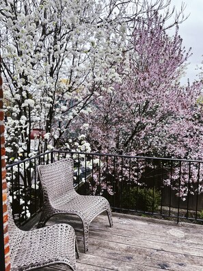 Room, 1 Katil Raja (King), Balcony, Garden View | Balkoni