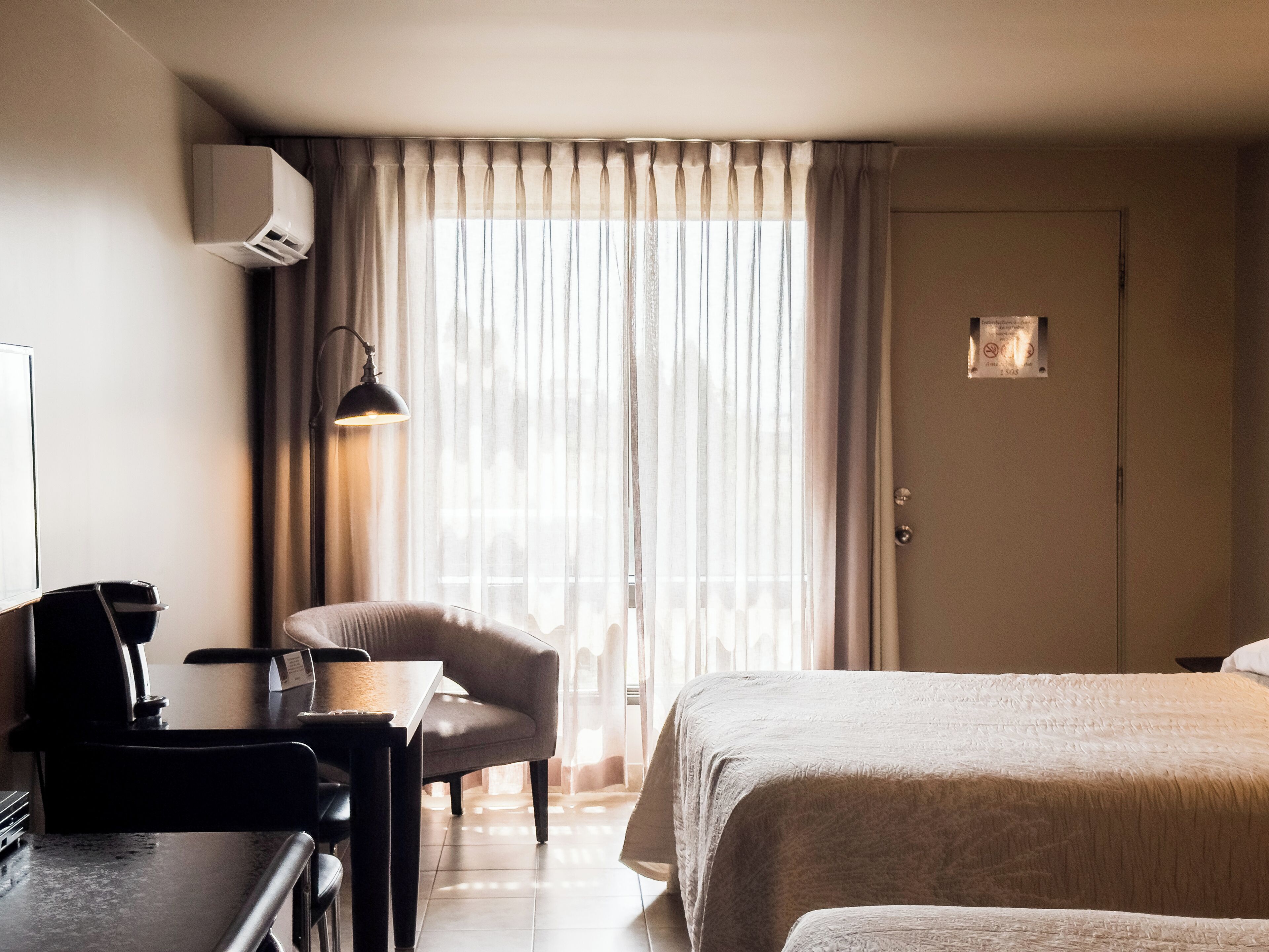 Premium bedding, individually decorated, individually furnished, desk