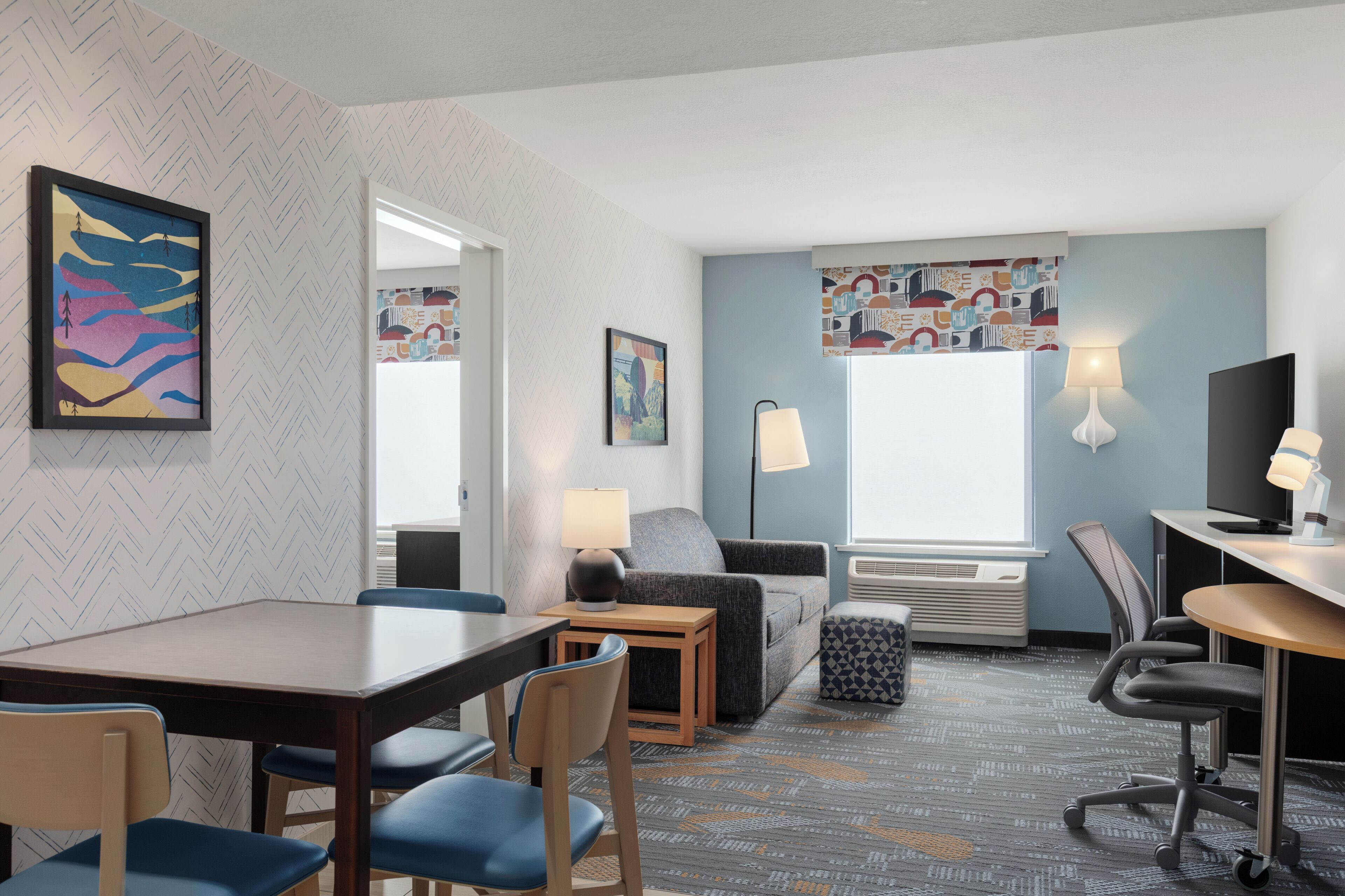 In-room safe, desk, laptop workspace, free cribs/infant beds