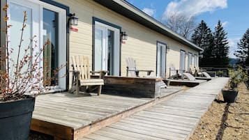 Studio, 1 queensize bed, terras | Terras