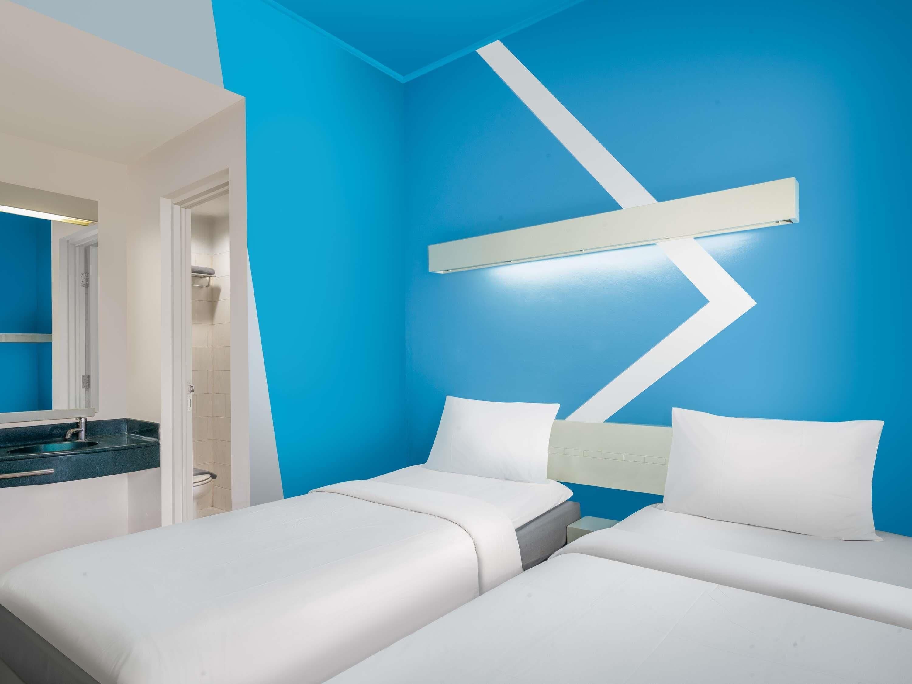Premium bedding, desk, free WiFi, bed sheets