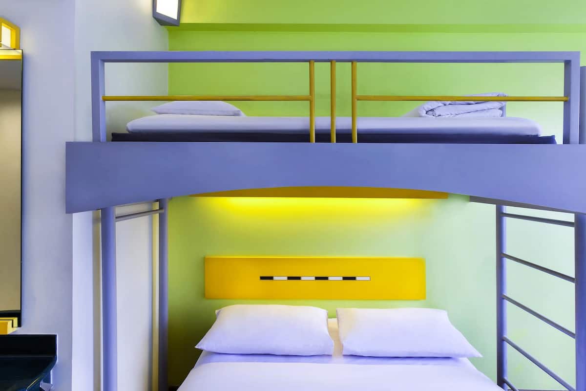 Standard Room, Multiple Beds | Premium bedding, desk, free WiFi, bed sheets