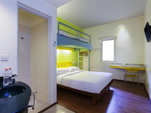 Standard Room, Multiple Beds | Premium bedding, desk, free WiFi, bed sheets