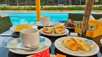Gratis frukostbuffé varje dag