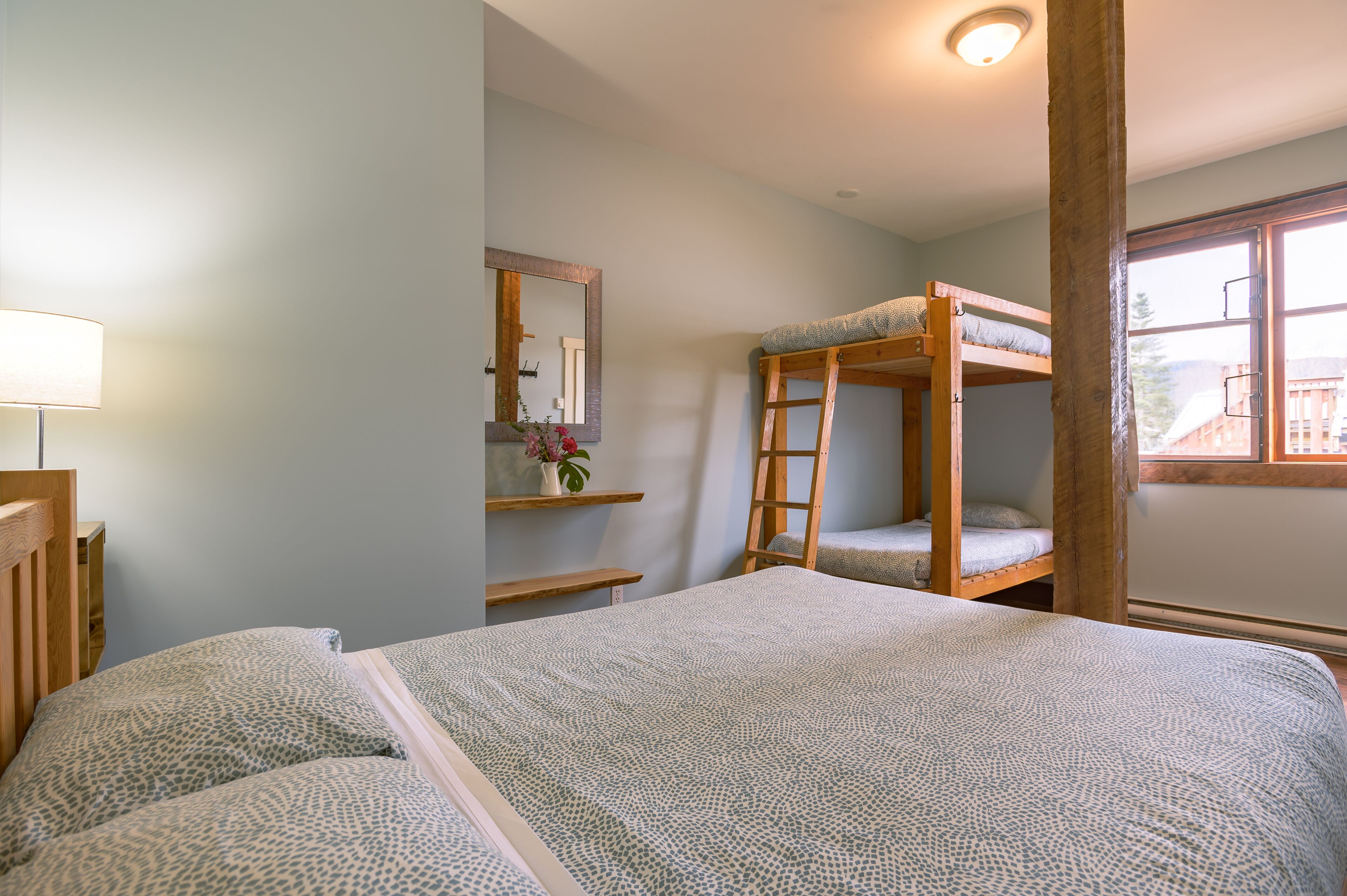 family room | blackout curtains, free wifi, bed sheets