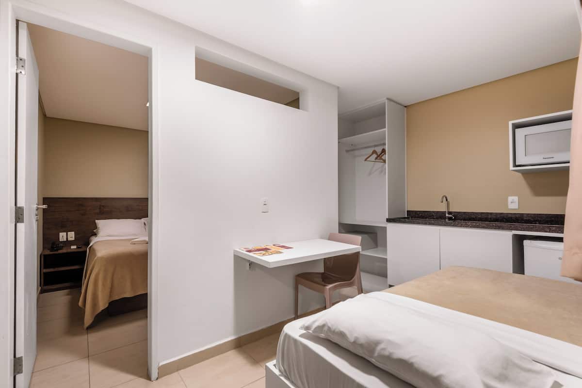 Suíte (Master Flat) | Frigobar, cortinas blackout, quartos à prova de som