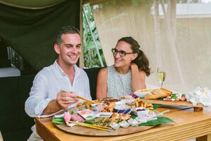 Couples dining