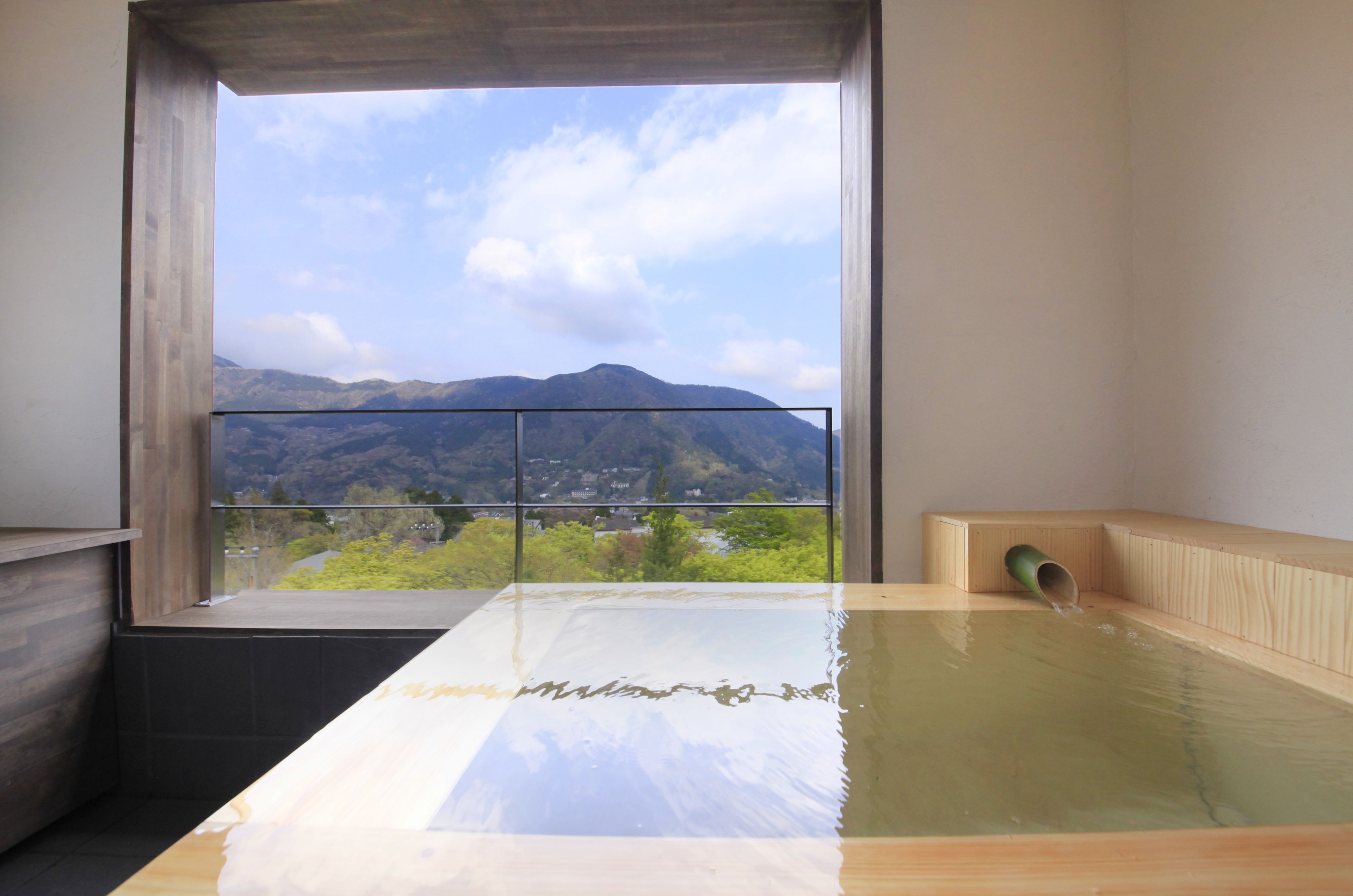 Habitación superior con 2 camas individuales, varias camas, baño privado, vista a la montaña | Vista desde la habitación