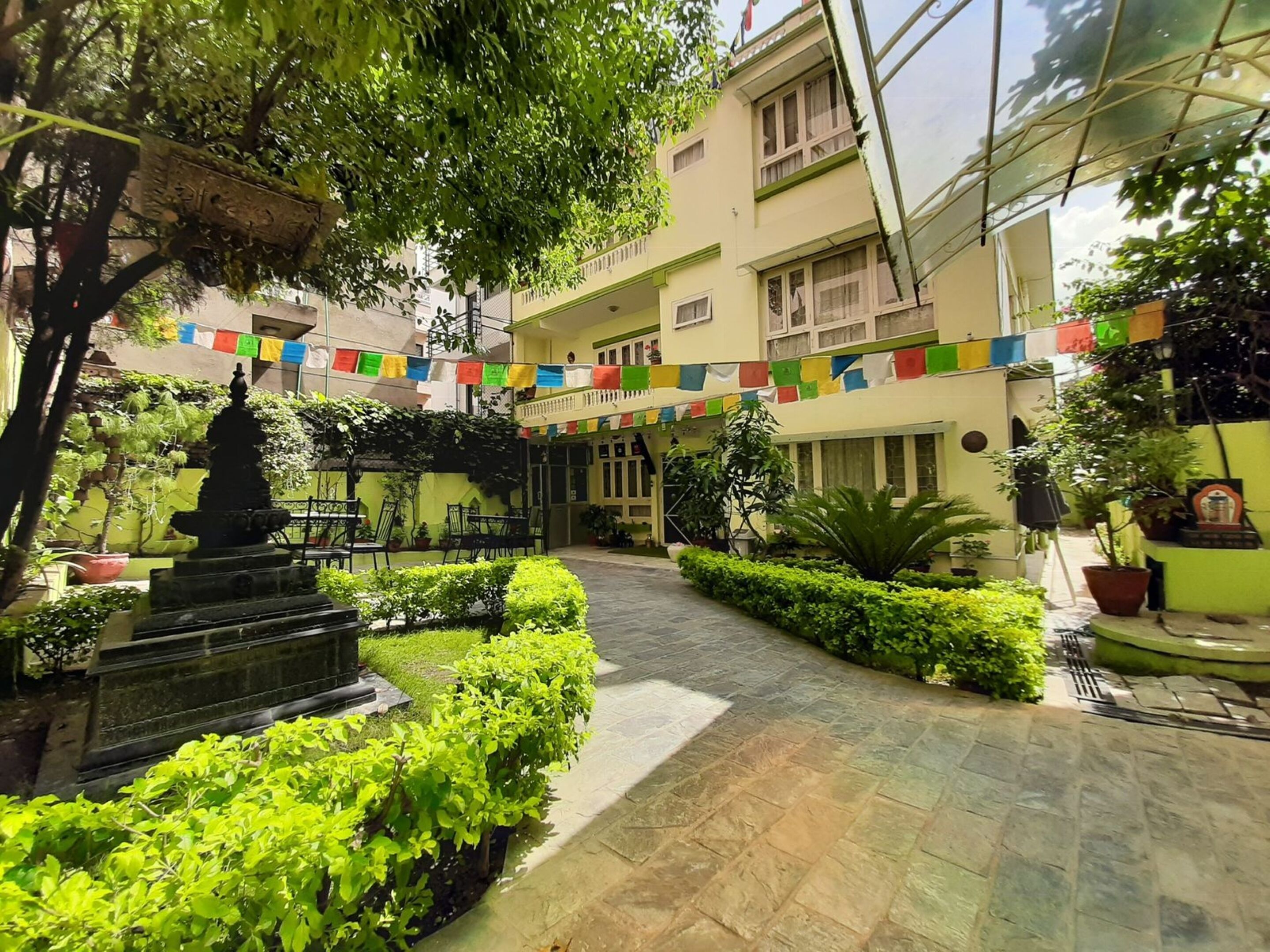 Fachada de la propiedad