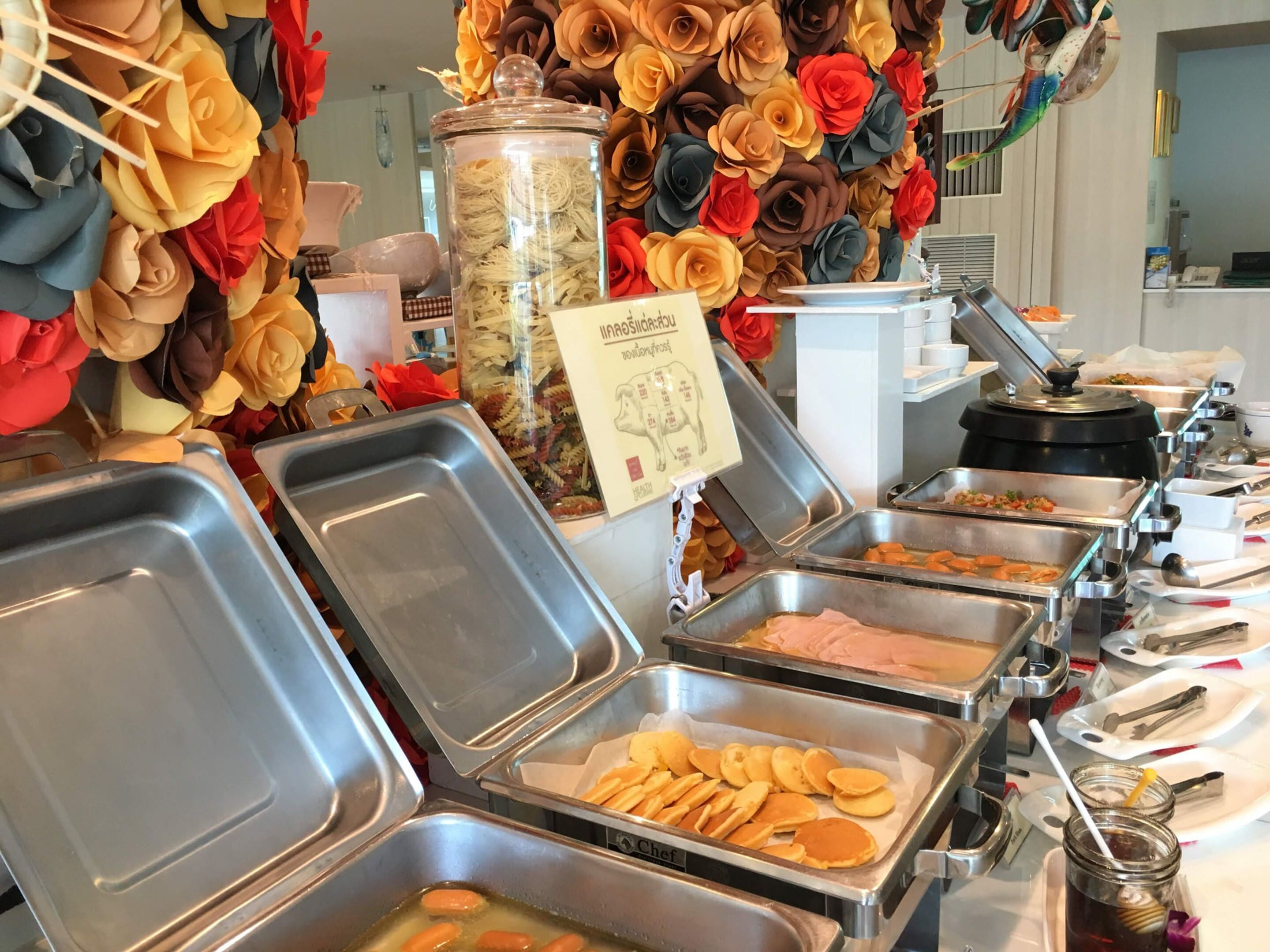 daily buffet breakfast (thb 350 per person)