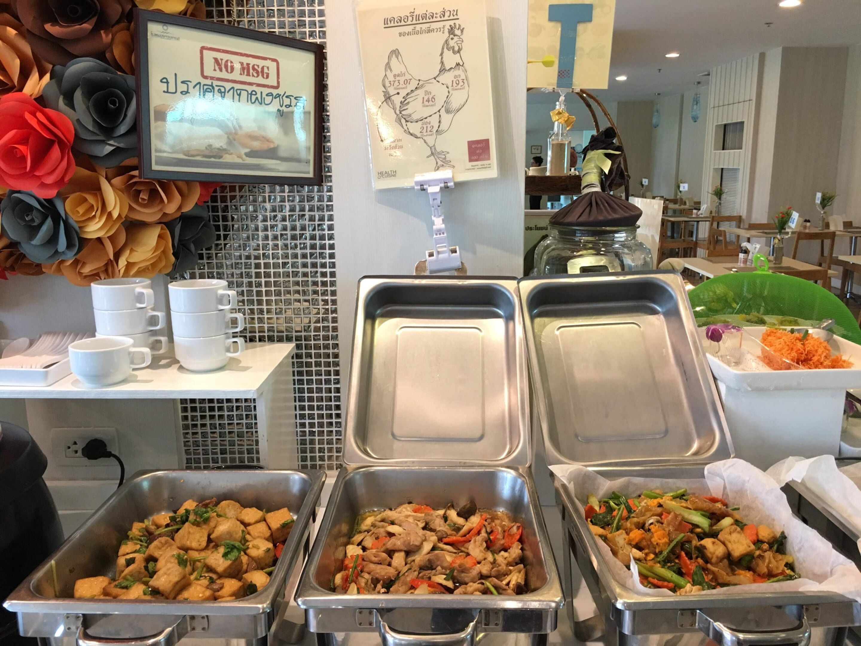 daily buffet breakfast (thb 350 per person)