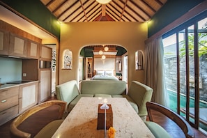 Royal One Bedroom Villa with Private Pool & Hot Tub | Private kitchen