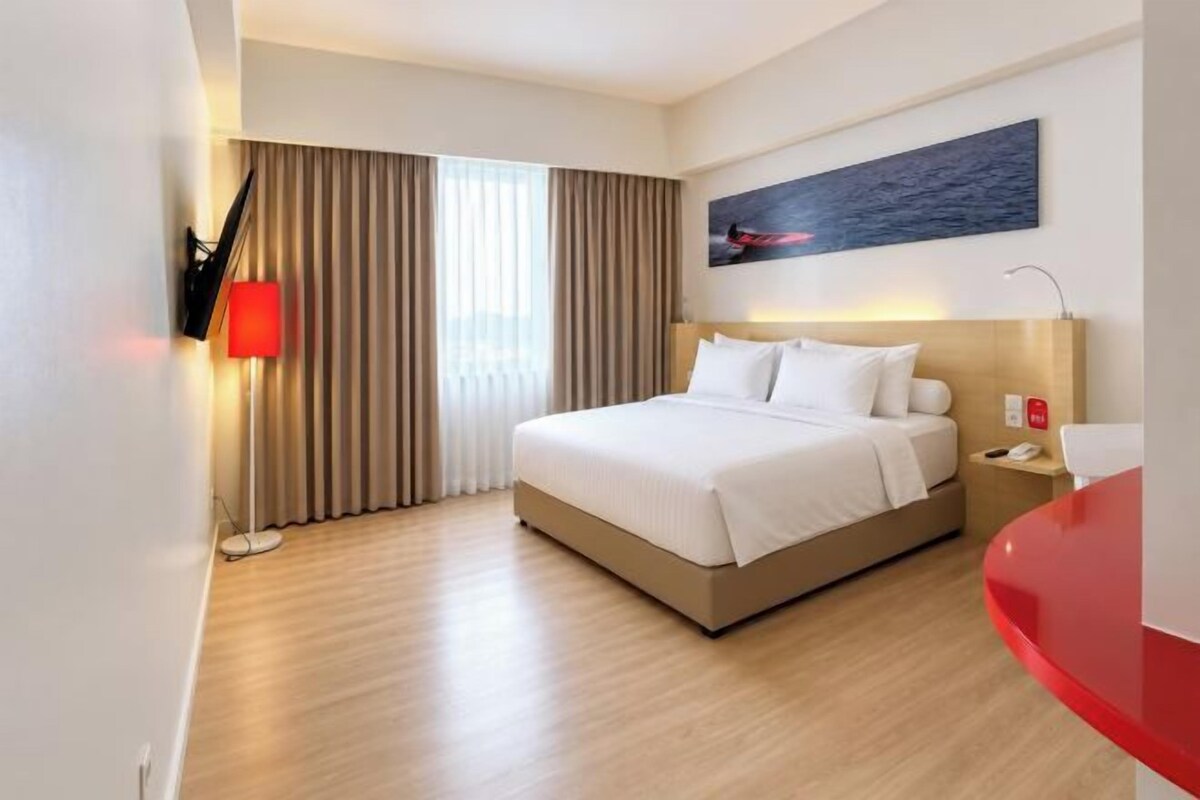 Ropa de cama de alta calidad y minibar 
