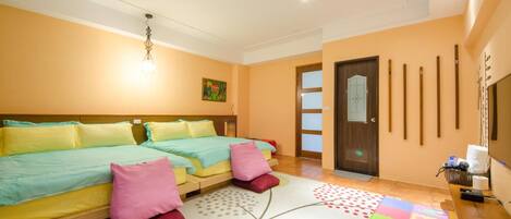 Premium bedding, free WiFi, bed sheets