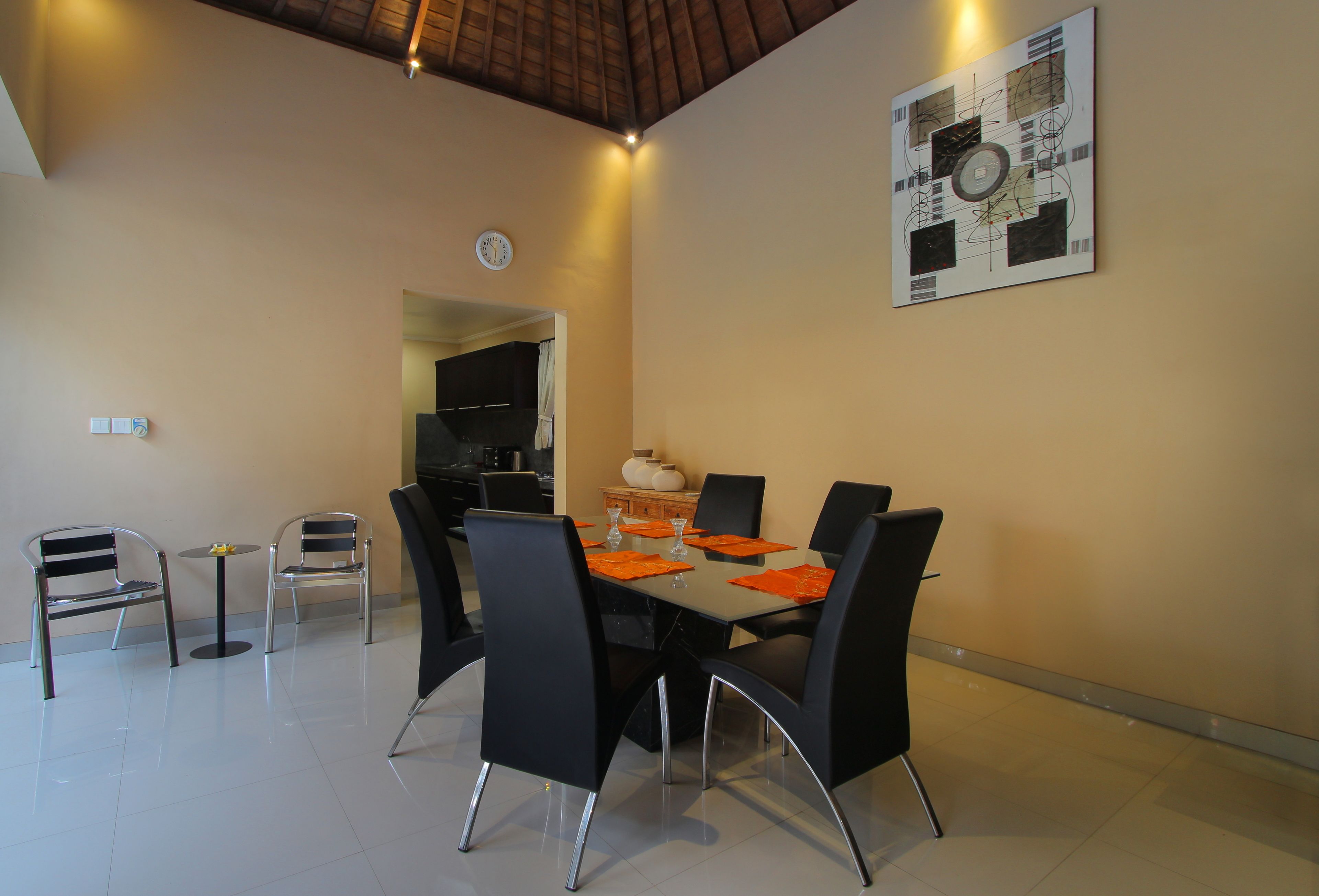 villa, 3 bedrooms, private pool | in-room dining