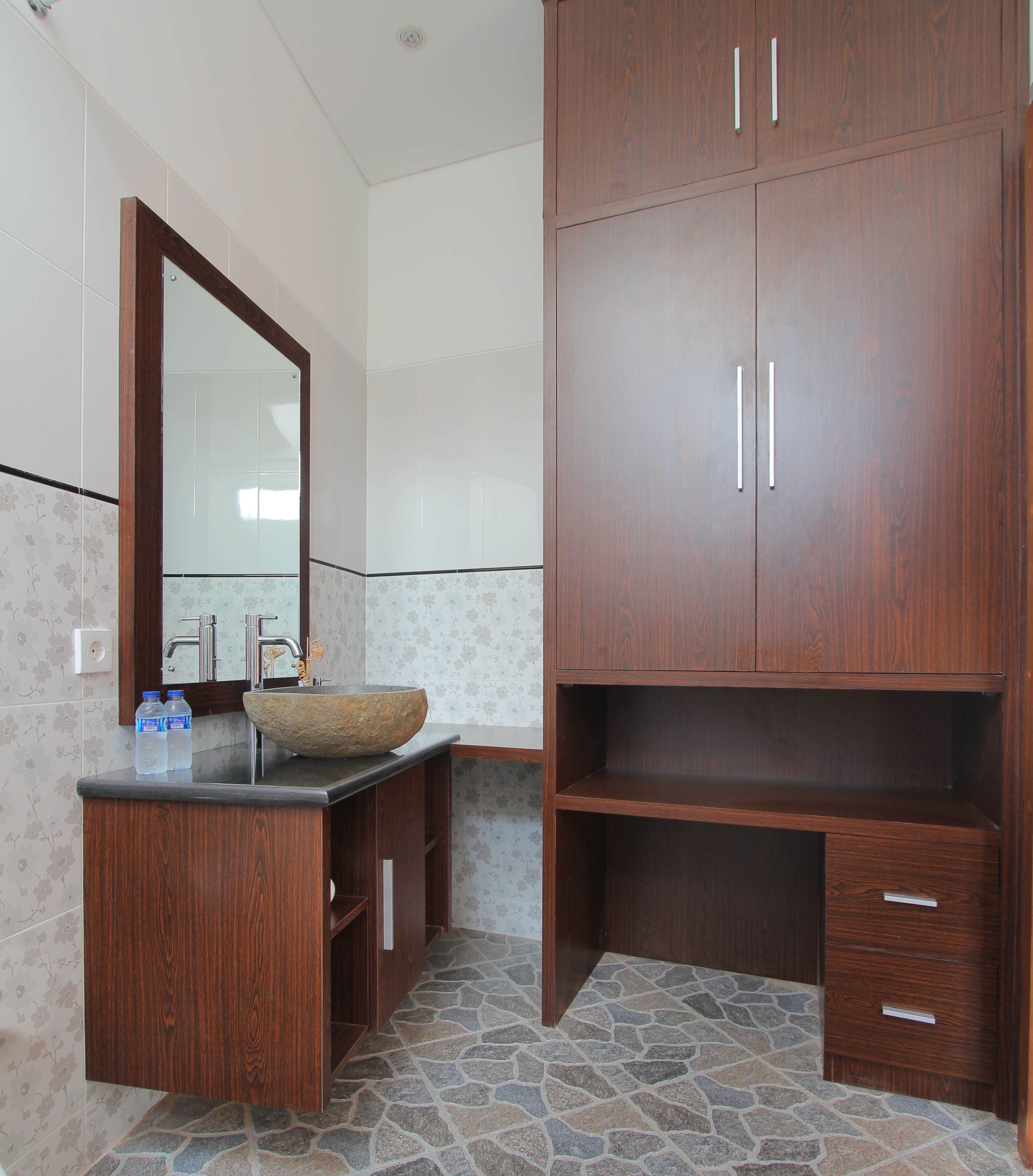 villa, 2 bedrooms, private pool | bathroom | shower, free toiletries, slippers, towels