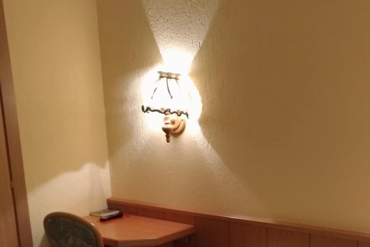 Desk, blackout drapes, soundproofing, free WiFi