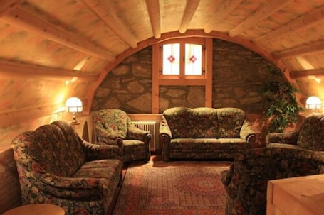 Sala de estar en el lobby