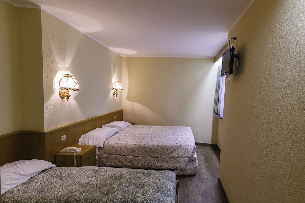 Family Room | Desk, blackout drapes, soundproofing, free WiFi