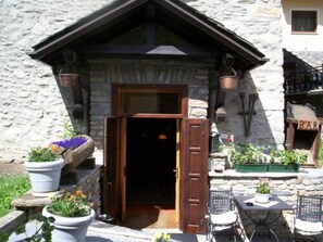 Entrée de l’hébergement