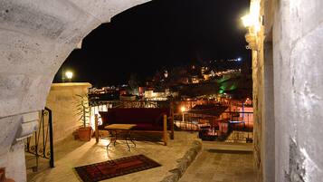 Blick von der Unterkunft